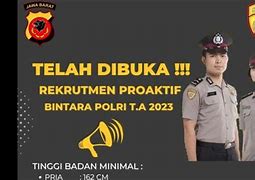 Pendaftaran Bintara Brimob 2023